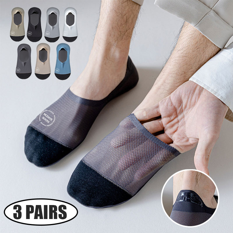 No Show Sock Women - 3 paia di calzini invisibili da