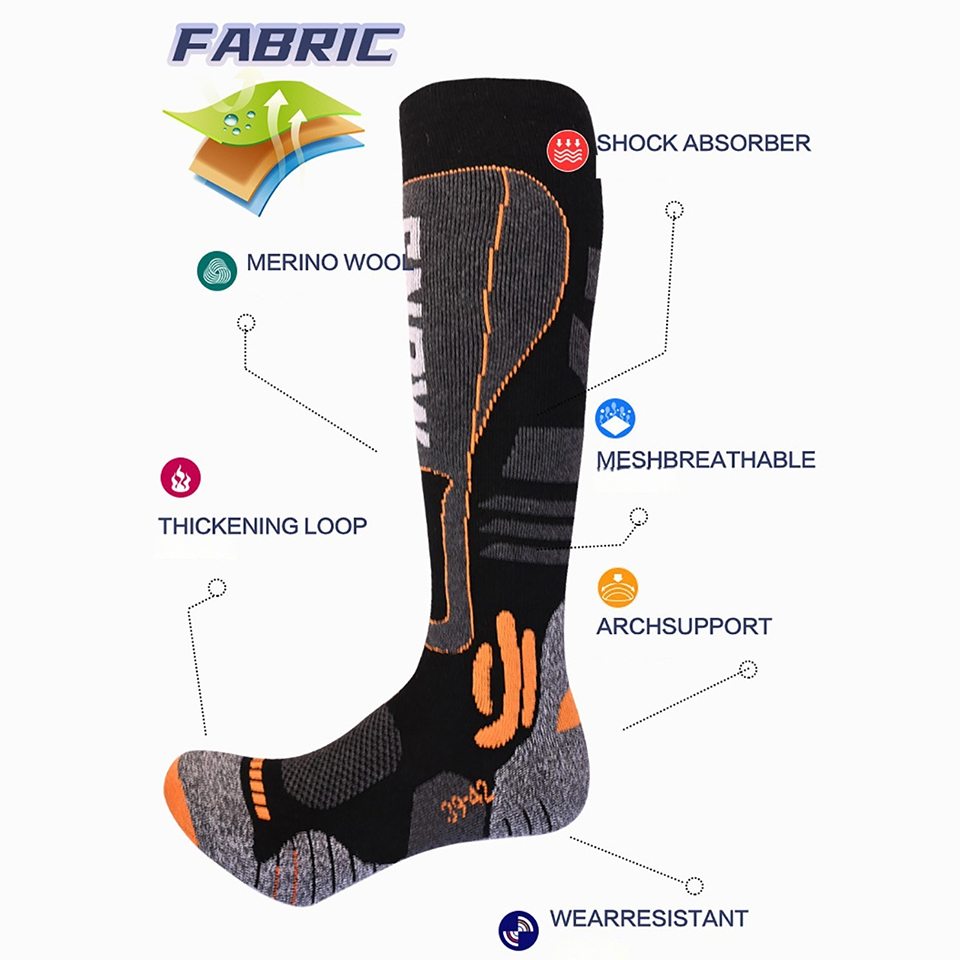Calze da sci lunghe al ginocch - Thermal Sock Winter recensione e prezzo