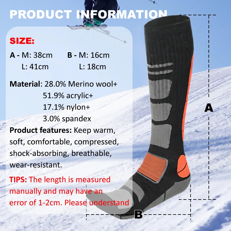 1 paio di calzini da sci in la - Thermal Sock Winter recensione e prezzo